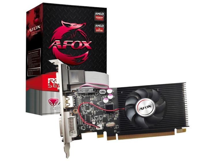 Placa de Vídeo Afox Radeon R5 220 1GB DDR3 Menor preço em Placa de Vídeo Afox Radeon R5 220 1GB DDR3