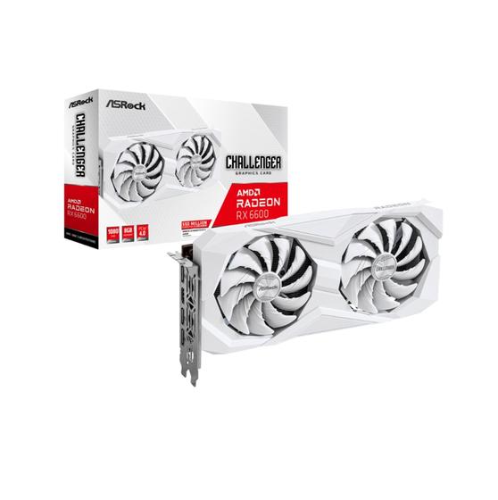 Imagem de Placa de vídeo asrock rx6600 8gb clw, gddr6, 128-bits, 3x dp/ 1x hdmi - rx6600 clw 8g