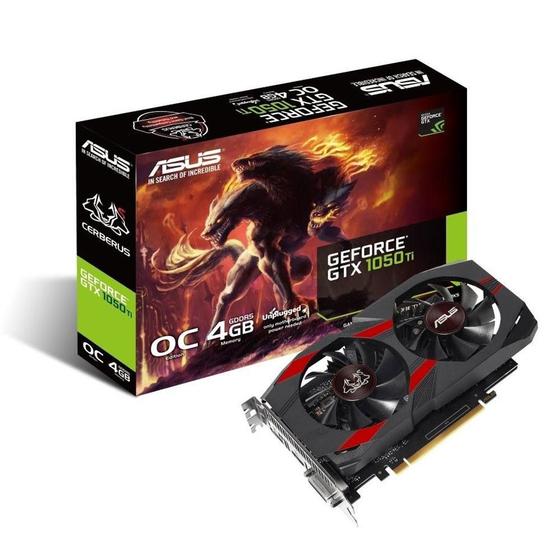 Placa De Vídeo Asus Nvidia Geforce GTX 1050 TI OC CERBERUS