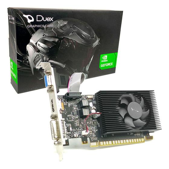 Imagem de Placa de Vídeo Duex GeForce GT730 4GB, DDR3, 128 Bits, Low Profile, HDMI/DVI/VGA
