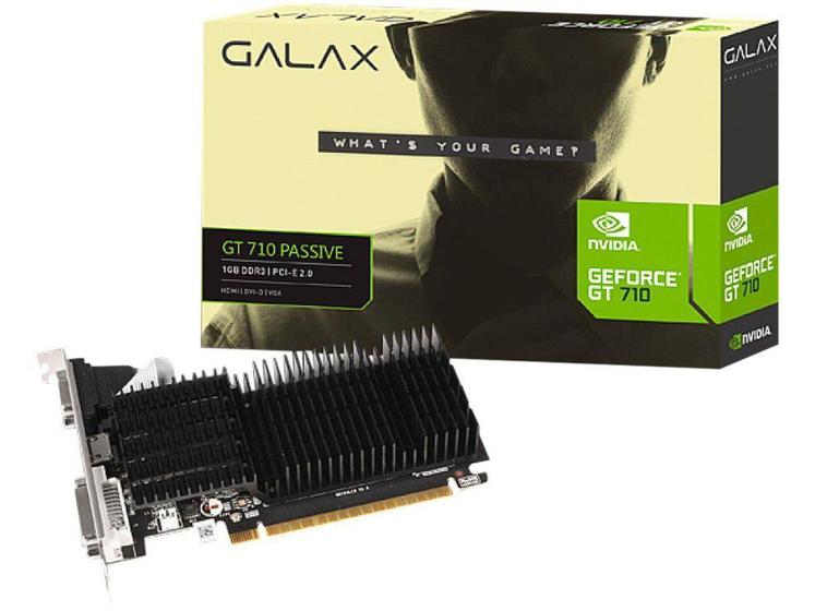 Imagem de Placa de Vídeo Galax GeForce GT710 1GB DDR3 - 64 bits 71GGF4DC00WG