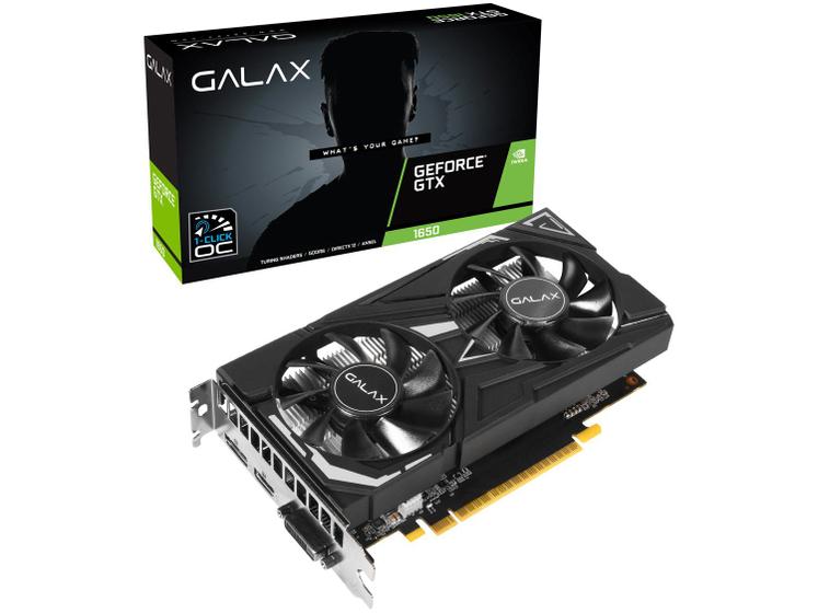 Imagem de Placa de Vídeo Galax GeForce GTX 1650 EX 4GB GDDR6