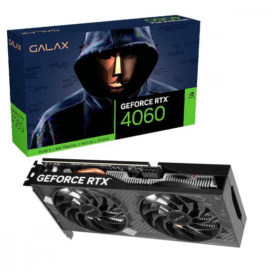 Placa de Vídeo Galax GeForce RTX 4060 1-Click OC 2X TecLab Lite 8GB GDDR6 128 bits - 46NSL8MD9NXV Menor preço em Placa de Vídeo Galax GeForce RTX 4060 1-Click OC 2X TecLab Lite 8GB GDDR6 128 bits - 46NSL8MD9NXV