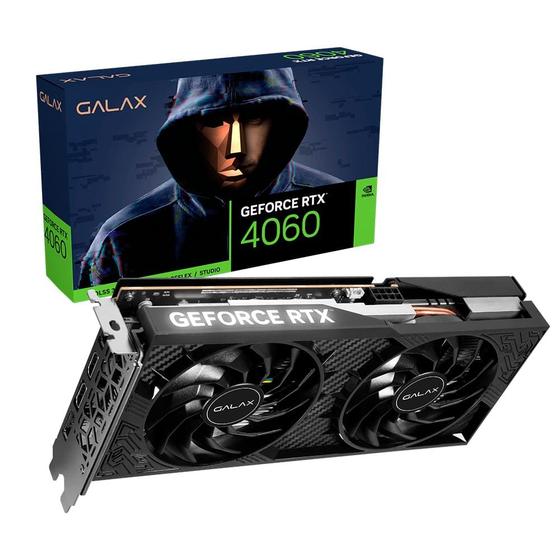 Placa de Vídeo Galax NVIDIA GeForce RTX 4060 8GB GDDR6 OC 2X 46NSL8MD8LOC Menor preço em Placa de Vídeo Galax NVIDIA GeForce RTX 4060 8GB GDDR6 OC 2X 46NSL8MD8LOC