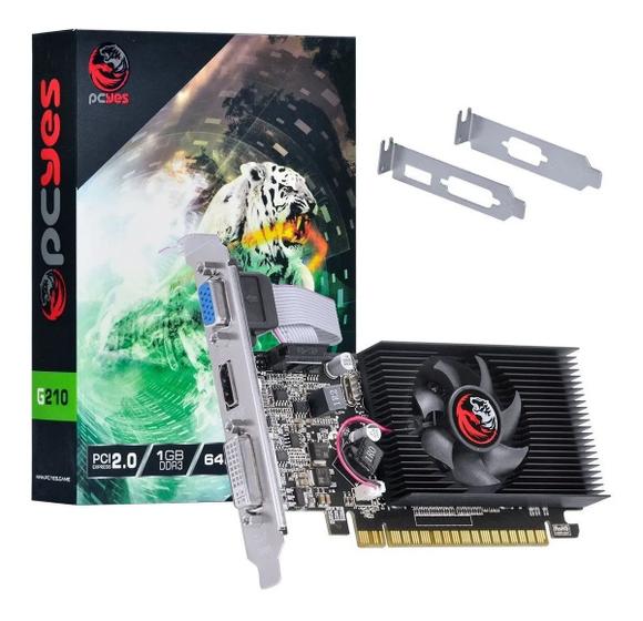 Imagem de Placa de Vídeo GeForce G210 1GB GDDR5X 64 Bits Low Profile - PA210G6401D3LP