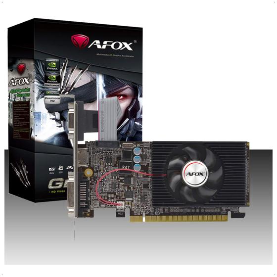 Imagem de Placa de Vídeo Geforce GT610 2GB DDR3 810Mhz Com Saída HDMI e Interface de 64 Bits - AFOX - 8D3L7-V6