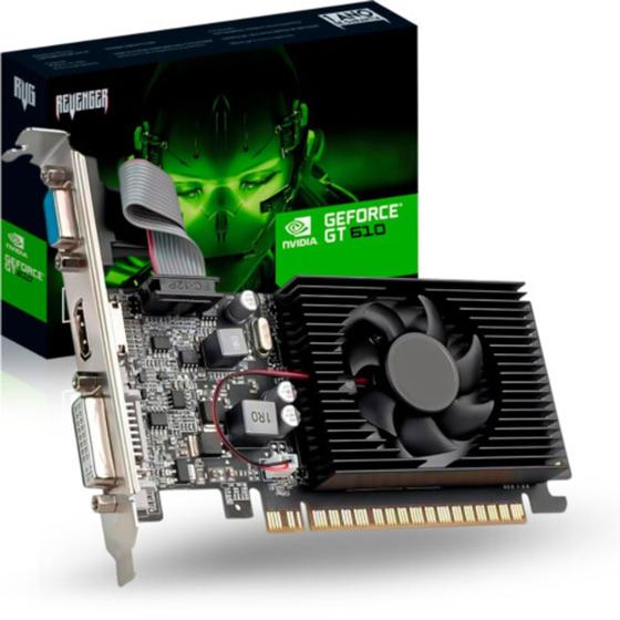 Imagem de Placa De Video GT610 DDR3 2GB VGA Hdmi Nvidia Pcie X16 2.0