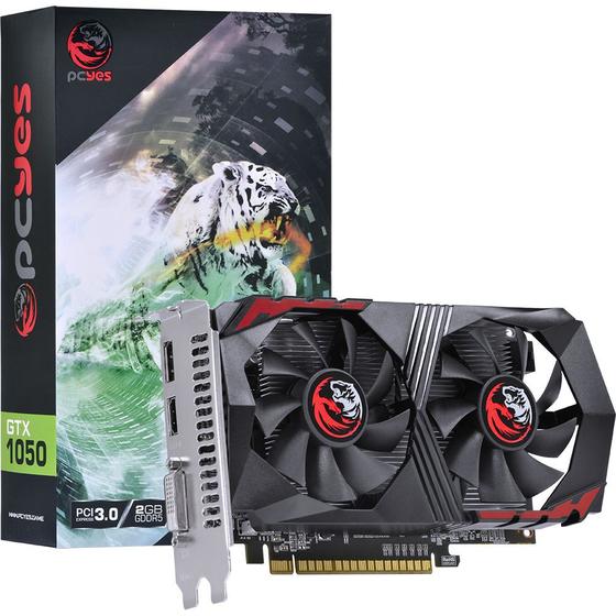 Placa de Vídeo Pcyes Gtx 1050 2gb Ddr5 Pa10502gbdf128