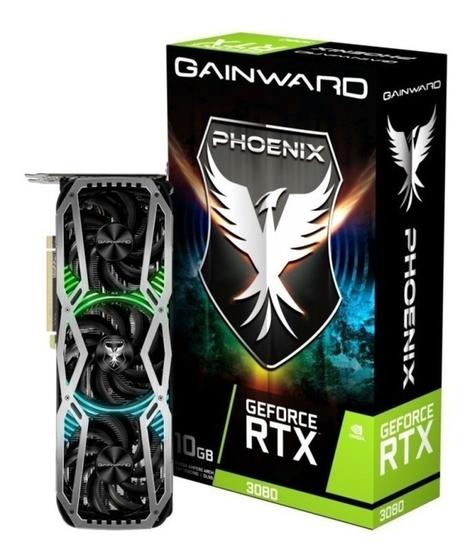Imagem de Placa de vídeo Nvidia Gainward Phoenix GeForce RTX 30 Series RTX 3080 NED3080019IA-132AX 10GB