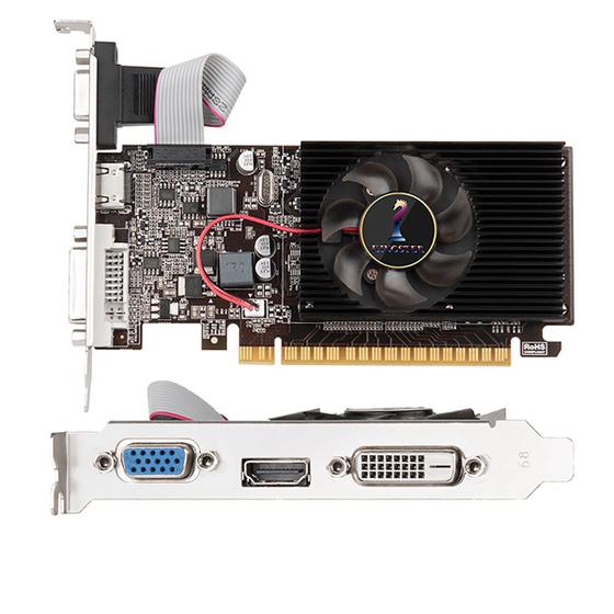 Placa De Vídeo Nvidia Placa Gráfica Geforce 600 Gt610 2gb Ddr3 Kingster Jogos PC Gamer CPU Gabinete Menor preço em Placa De Vídeo Nvidia Placa Gráfica Geforce 600 Gt610 2gb Ddr3 Kingster Jogos PC Gamer CPU Gabinete