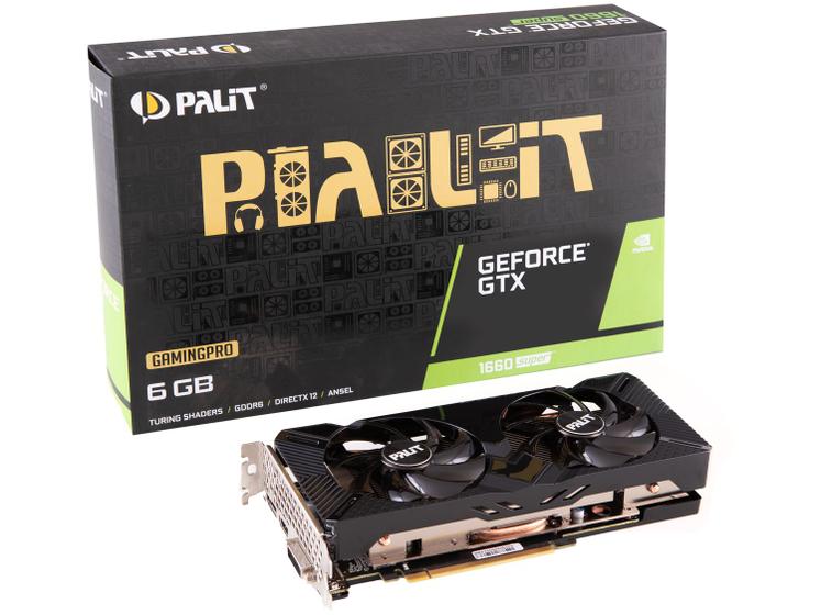 Placa de Vídeo Palit GeForce GTX 1660 - 6GB GDDR6 192 bits Gaming Pro ...