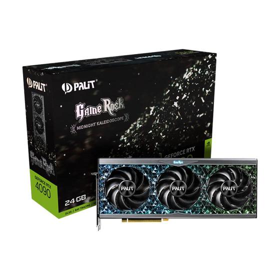 Placa de Vídeo Palit NVIDIA GeForce RTX 4090 GameRock, 24GB, GDDR6X, 384 Bits, RGB, HDMI e DP, DLSS, Ray Tracing - NED4090019SB-1020G Menor preço em Placa de Vídeo Palit NVIDIA GeForce RTX 4090 GameRock, 24GB, GDDR6X, 384 Bits, RGB, HDMI e DP, DLSS, Ray Tracing - NED4090019SB-1020G