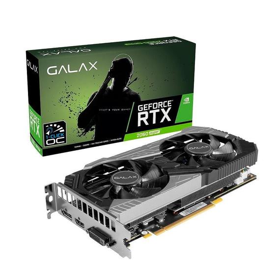 Imagem de Placa de Vídeo RTX 2060 Super OC Galax NVIDIA GeForce, 8GB, DDR6 - 26ISL6HP68LD