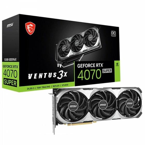 Imagem de Placa De Video RTX 4070 Super 12g V,t 3x Oc,GDDR6x,192 Bits