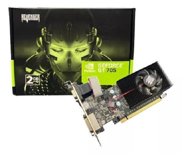 Imagem de Placa De Video Vga Geforce Gt 705 2Gb Ddr3 Gamer