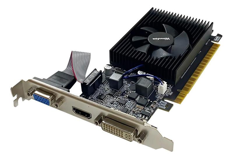 Imagem de Placa De Vídeo Vga Pci Exp. 1gb/64bits Winnfox G210lp-1gd3