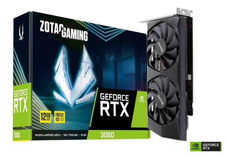 Imagem de Placa de vídeo zotac  Geforce Rtx 3060 12gb Gddr6 192-bit