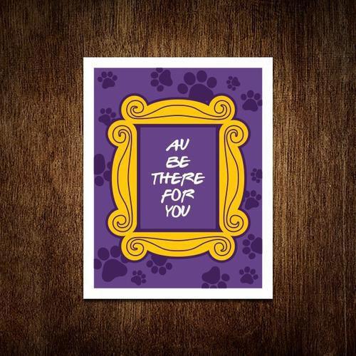 Imagem de Placa Decorativa Au Be There For You 18x23cm 1un