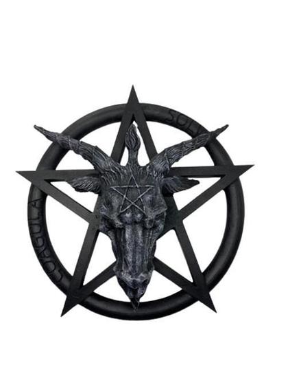 Imagem de Placa Decorativa Baphomet Efeito 3D - Studio Orion - Resina