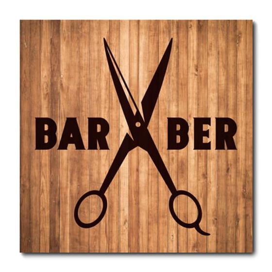 Placa Decorativa - Barber Shop - Barbearia - 0821plmk Menor preço em Placa Decorativa - Barber Shop - Barbearia - 0821plmk