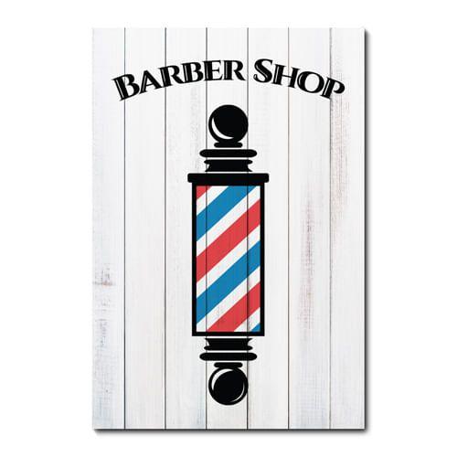 Imagem de Placa Decorativa - Barber Shop - Barbearia - 1448plmk