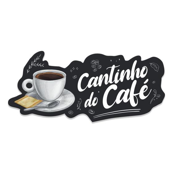 Imagem de Placa Decorativa Cantinho Do Café Mdf Decoração