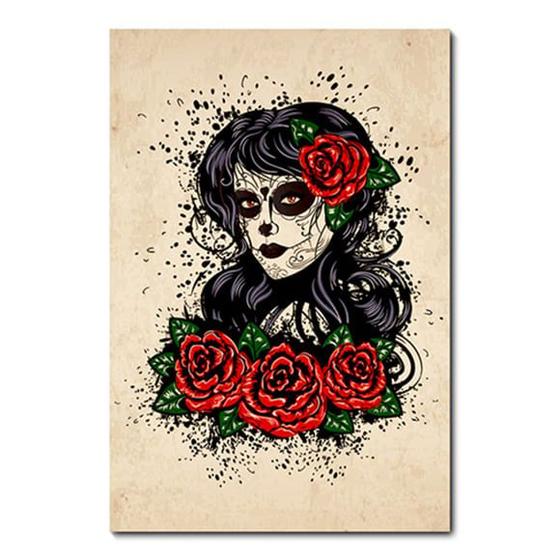 Placa Decorativa - Caveira Mexicana - 0467plmk Menor preço em Placa Decorativa - Caveira Mexicana - 0467plmk