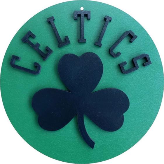 Imagem de Placa Decorativa Celtics Em Alto Relevo 59cm