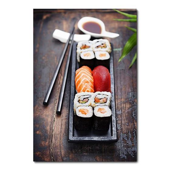 Placa Decorativa - Comida Japonesa - 0487plmk Menor preço em Placa Decorativa - Comida Japonesa - 0487plmk