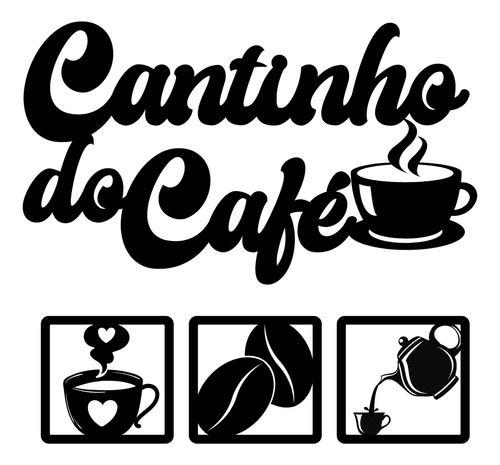 Imagem de Placa Decorativa Cozinha Cantinho Do Café Quadros Parede