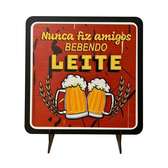 Imagem de Placa Decorativa Criativas Engraçadas Regras Churrasco Amigos Bebendo Cerveja Tequila Bar Boteco