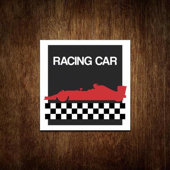 Imagem de Placa Decorativa De Carro - Racing Car Carro De Corrida