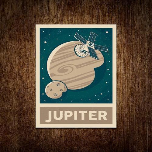 Imagem de Placa Decorativa Espaço - Planeta Jupiter 18X23