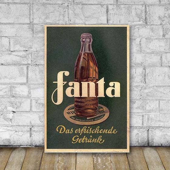 Imagem de Placa Decorativa Fanta Vintage