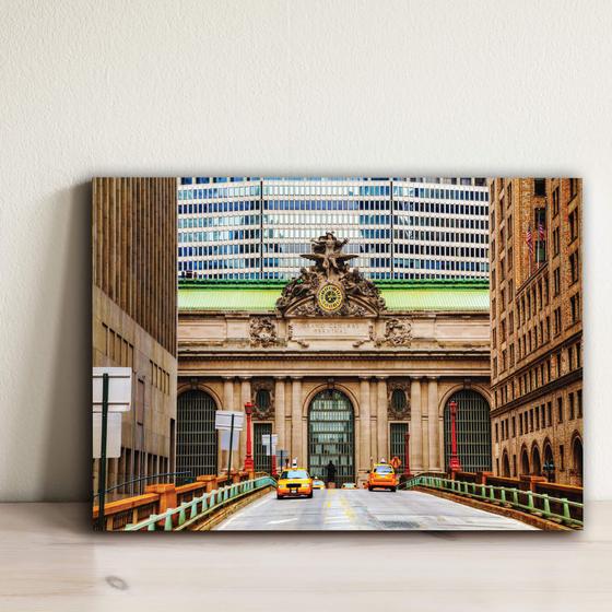 Imagem de Placa Decorativa Foto New York Grand Central 30x40cm