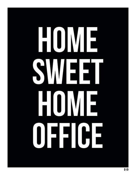 Imagem de Placa Decorativa - Home Sweet Home Office 18X23