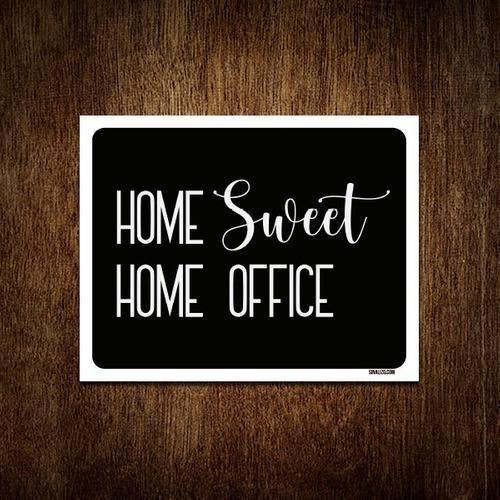 Imagem de Placa Decorativa - Home Sweet Home Office 27X35