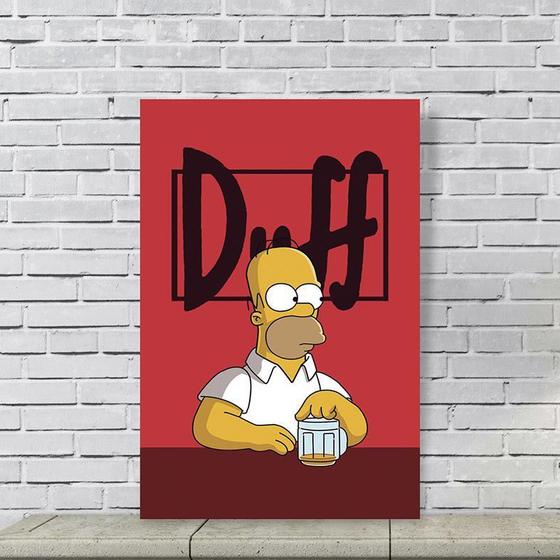 Imagem de Placa Decorativa Homer Simpson Duff Beer