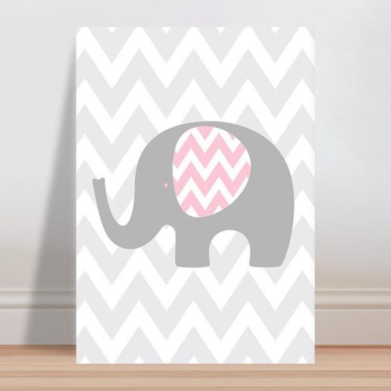 Imagem de Placa decorativa infantil animal elefante