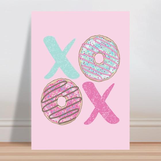 Imagem de Placa decorativa infantil donuts