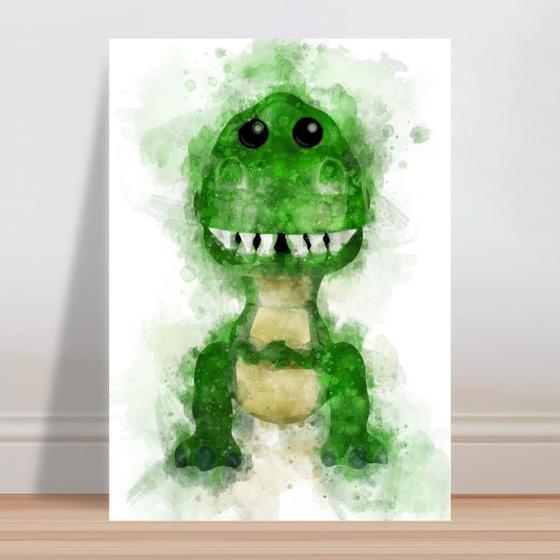 Imagem de Placa decorativa infantil toy story tiranossauro rex