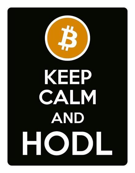 Imagem de Placa Decorativa - Keep Calm And Hold Bitcoin 36X46