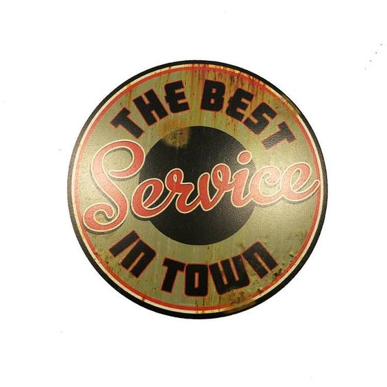 Placa Decorativa MDF 35x35Cm Personalizado The Best Service Menor preço em Placa Decorativa MDF 35x35Cm Personalizado The Best Service