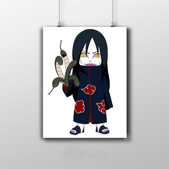 Imagem de Placa Decorativa Orochimaru Akatsuki - Anime