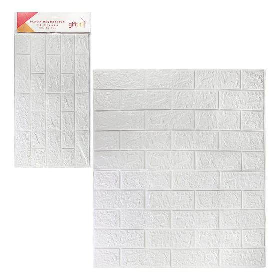 Placa Decorativa Papel de Parede Adesiva Varias Cores Menor preço em Placa Decorativa Papel de Parede Adesiva Varias Cores