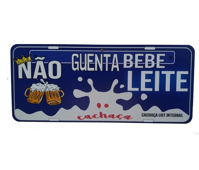 Imagem de placa decorativa para área gourmet churrasqueira num guenta bebe leite