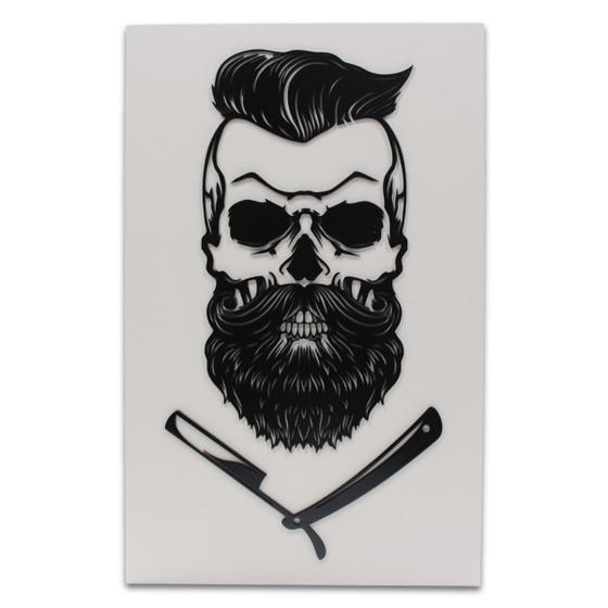 Placa Decorativa Para Barbearia Quadro Barber Shop em MDF Menor preço em Placa Decorativa Para Barbearia Quadro Barber Shop em MDF