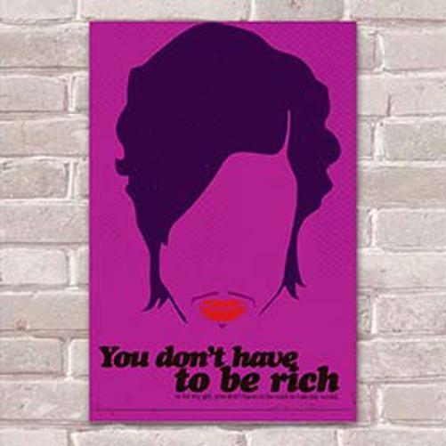 Imagem de Placa Decorativa Pop Art 64 Prince Mdf 30X45Cm