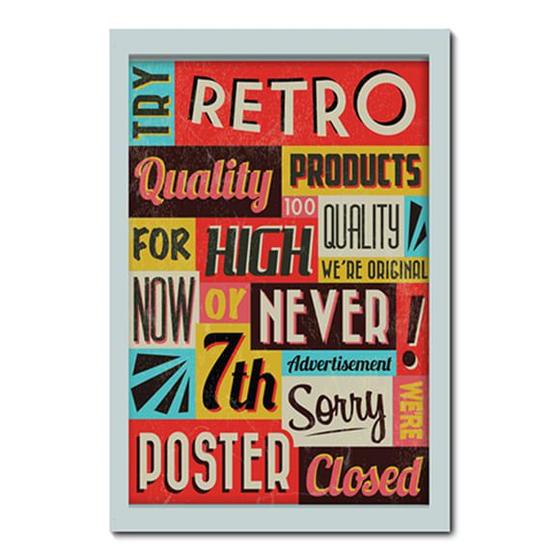 Placa Decorativa - Retrô - 0603plmk Menor preço em Placa Decorativa - Retrô - 0603plmk