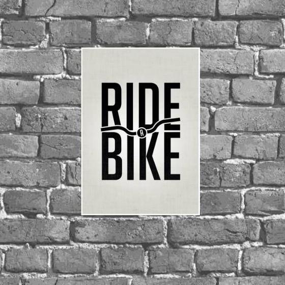 Imagem de Placa Decorativa Ride A Bike 18x27cm